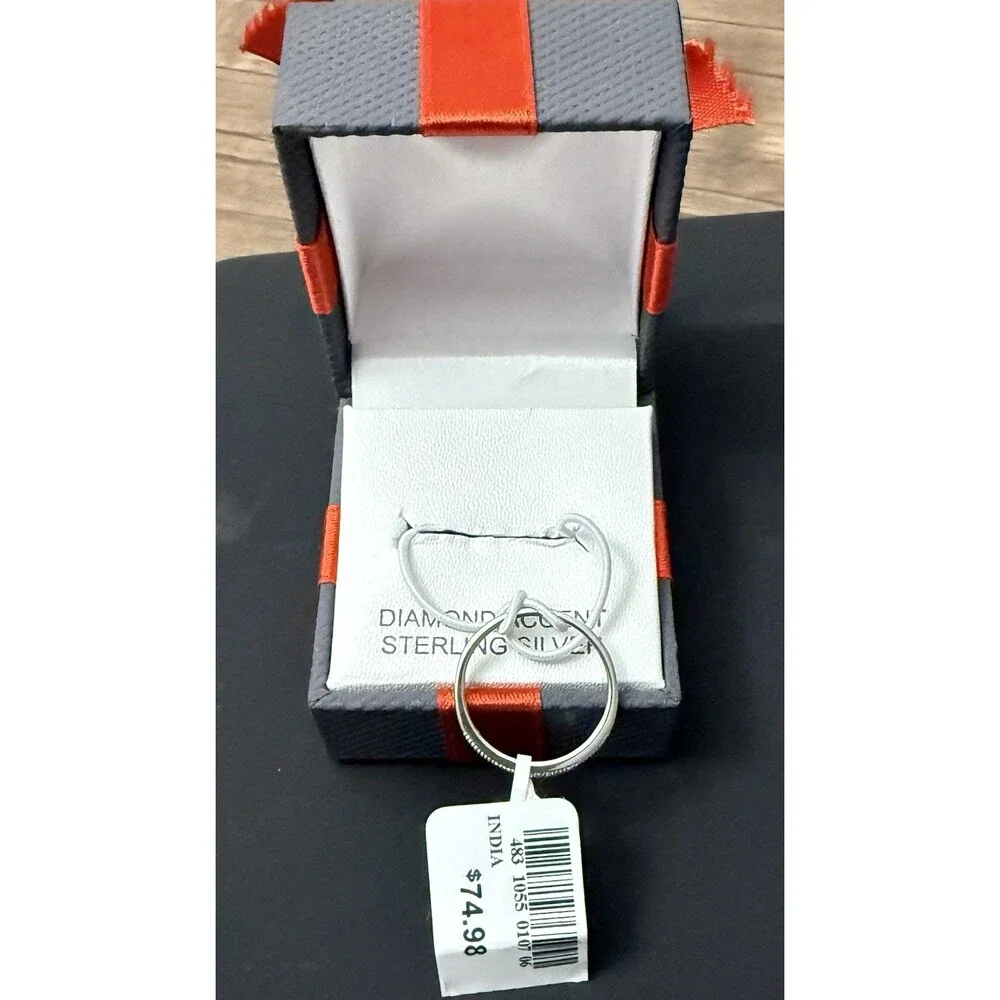 Sterling Silver Diamond Accent Band | Size 7  |